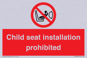 PH12636: Child seat installation prohibited