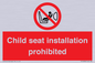 PH12636: Child seat installation prohibited