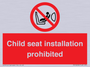 PH12636: Child seat installation prohibited