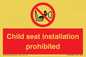PH12636: Child seat installation prohibited