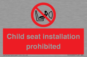 PH12636: Child seat installation prohibited