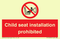PH12636: Child seat installation prohibited
