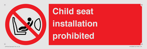 PH12636: Child seat installation prohibited