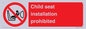 PH12636: Child seat installation prohibited