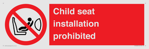PH12636: Child seat installation prohibited