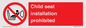PH12636: Child seat installation prohibited