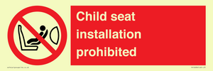 PH12636: Child seat installation prohibited