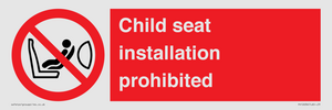 PH12636: Child seat installation prohibited