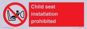 PH12636: Child seat installation prohibited