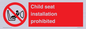 PH12636: Child seat installation prohibited