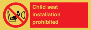 PH12636: Child seat installation prohibited