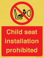 PH12636: Child seat installation prohibited