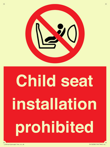 PH12636: Child seat installation prohibited