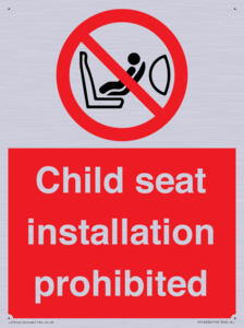 PH12636: Child seat installation prohibited