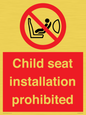 PH12636: Child seat installation prohibited