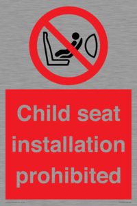 PH12636: Child seat installation prohibited