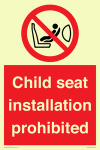 PH12636: Child seat installation prohibited