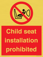 PH12636: Child seat installation prohibited