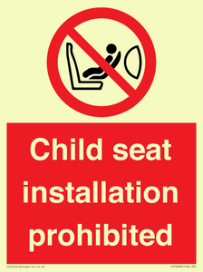 PH12636: Child seat installation prohibited