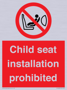 PH12636: Child seat installation prohibited