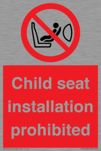 PH12636: Child seat installation prohibited