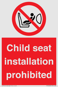 PH12636: Child seat installation prohibited