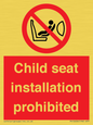 PH12636: Child seat installation prohibited