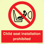 PH12636: Child seat installation prohibited