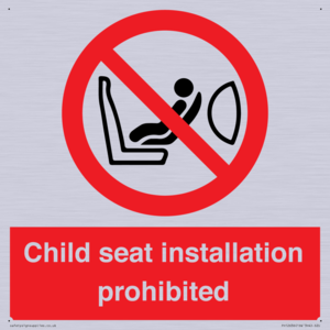 PH12636: Child seat installation prohibited