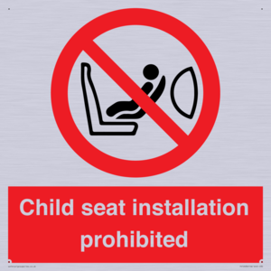 PH12636: Child seat installation prohibited