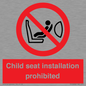 PH12636: Child seat installation prohibited