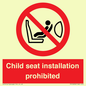 PH12636: Child seat installation prohibited