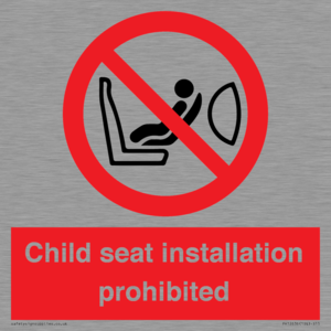 PH12636: Child seat installation prohibited