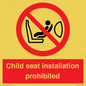 PH12636: Child seat installation prohibited