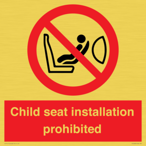 PH12636: Child seat installation prohibited