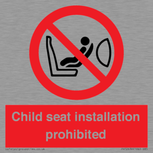 PH12636: Child seat installation prohibited
