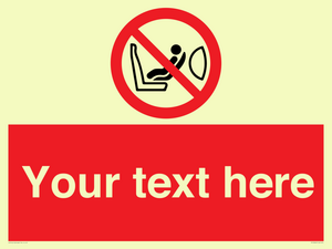 PH12664: Custom Prohibition: Child seat installation prohibited