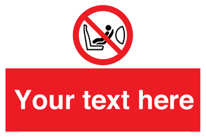 PH12664: Custom Prohibition: Child seat installation prohibited