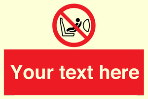 PH12664: Custom Prohibition: Child seat installation prohibited