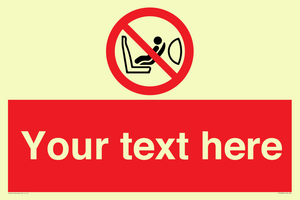 PH12664: Custom Prohibition: Child seat installation prohibited