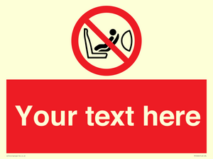 PH12664: Custom Prohibition: Child seat installation prohibited