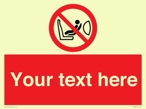 PH12664: Custom Prohibition: Child seat installation prohibited