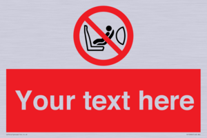 PH12664: Custom Prohibition: Child seat installation prohibited