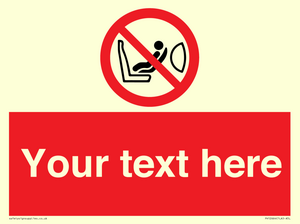 PH12664: Custom Prohibition: Child seat installation prohibited
