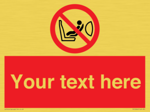 PH12664: Custom Prohibition: Child seat installation prohibited