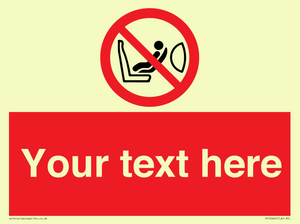 PH12664: Custom Prohibition: Child seat installation prohibited