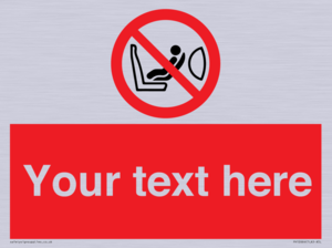 PH12664: Custom Prohibition: Child seat installation prohibited