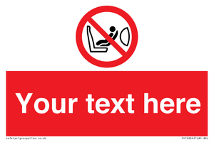 PH12664: Custom Prohibition: Child seat installation prohibited