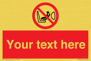PH12664: Custom Prohibition: Child seat installation prohibited