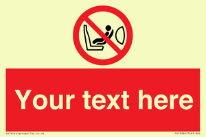 PH12664: Custom Prohibition: Child seat installation prohibited
